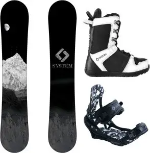 System MTN and APX Complete Snowboard Package