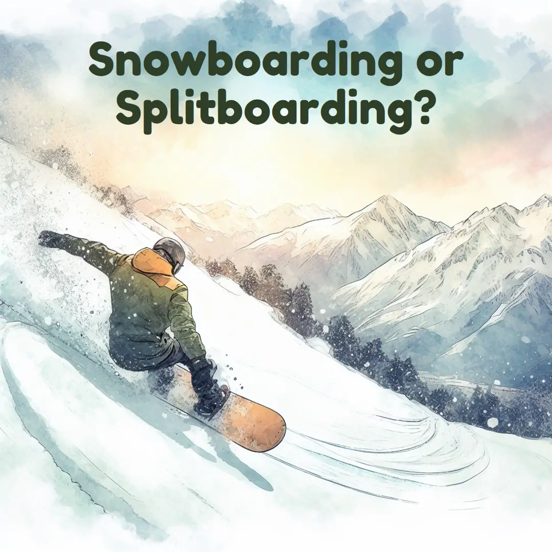 Snowboard vs Splitboard